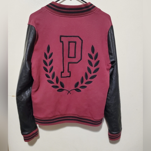 A PINK letterman jacket - Picture 2 of 4